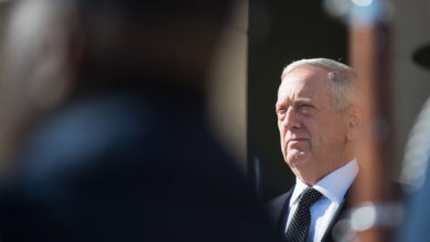 James Mattis, US Secretary of Defense, at the Pentagon in Washington DC
