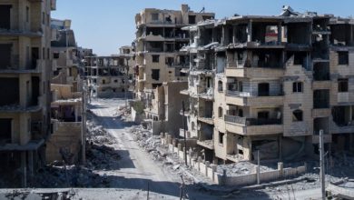 Raqqa destruction