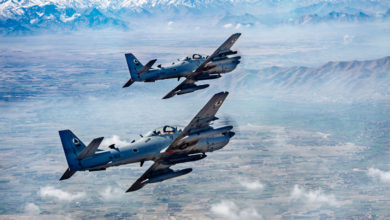 A-29 Super Tucanos over Afghanistan