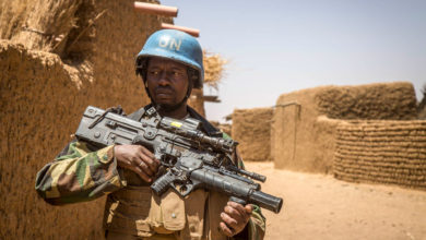 Senegal peacekeeper in Mali