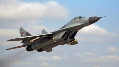 Serbian MiG-29 fighter jet
