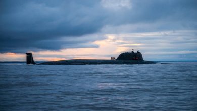 Russian Yasen-class nuclear-powered multipurpose attack submarine K-560 Severodvinsk