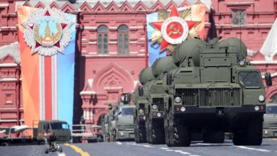 S-400 Triumf air defense missile launchers