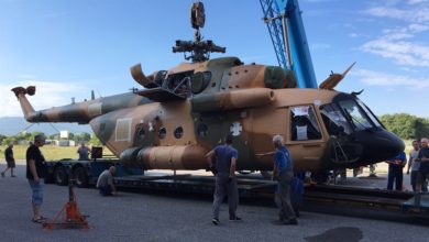 Afghan Mi-17 helicopter repaired by NATO