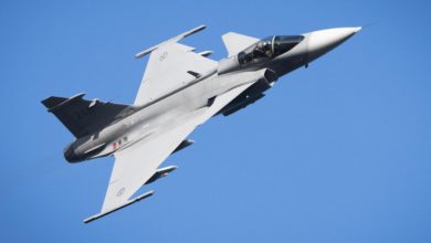 Saab Gripen fighter jet