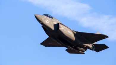 US Marine Corps F-35B takes off
