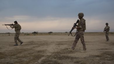 Iraqi Border Guard patrol