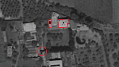 Iranian targets near Damascus