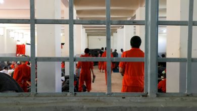 ISIS prisoners in Hasakah, Syria