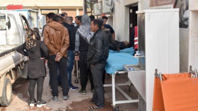 Patient arrives at Tel Tamer hospital