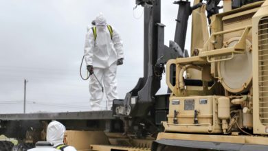 Vehicle decontaminated ahead of DEFENDER-Europe 20