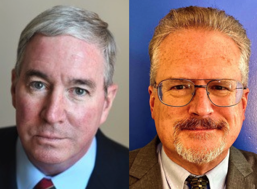 Photo of John W. Miller and Charles Perkins