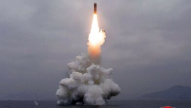 Ballistic missile launched