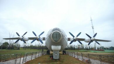 Shaanxi y-8 airplane