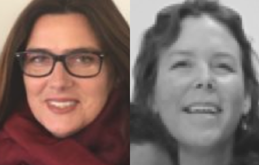 Photo of Elizabeth Hume and Leslie Mitchell