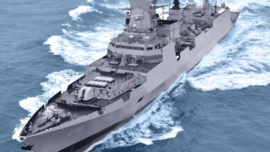 Indian Navy Destroyer.