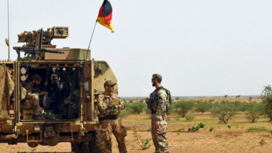 Soldiers from a German detachment of MINUSMA