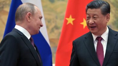 Russian President Vladimir Putin and Chinese President Xi Jinping