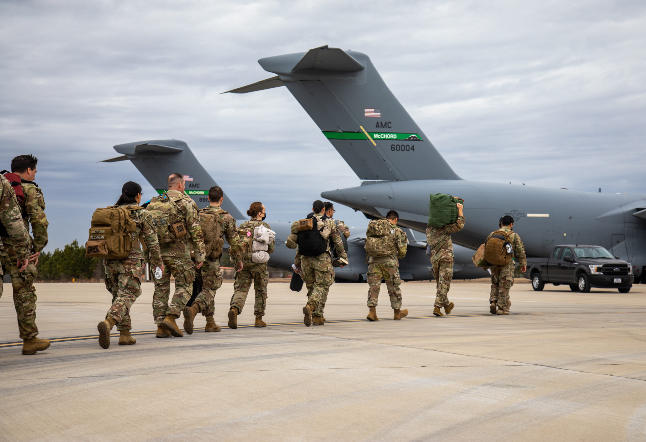 US Army paratroopers from 82nd Airborne Division