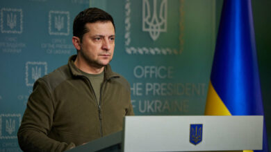 Ukrainian President Volodymyr Zelensky