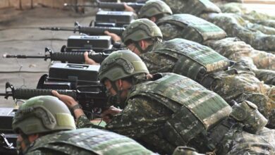 Taiwanese reservists