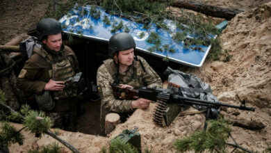 Ukrainian soldiers
