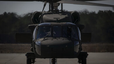 UH-60M Black Hawk helicopter.