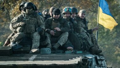 Ukrainian soldiers