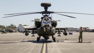 AH-64E Apache helicopter