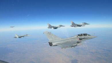 Fighter aircraft of allies in Romanian skies.