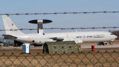 NATO AWACS aircraft