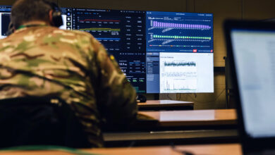 Pictured are Soldiers deployed on Exercise Army Cyber Spartan taking part in creating traffic for the network in order to enable the Blue and Red teams taking part in the exercise to complete their tasks. Exercise Army Cyber Spartan 5 (ACS5) is an offensive and defensive cyber exercise on a live network with the aim to attract the widest talent. Ex. ACS5 welcomes participation from across the Field Army, with units invited to form Blue teams consisting of 10 people each with up to 30 Blue Teams in total. The Blue Teams are the exercising troops and are defending and administering representatives systems and services in a military context, whilst ensuring continued access to user. The Red Team are the opposing force (OPFOR) and their role is to attempt a series of exploits to gain access to information or disrupt normal service operation. These are the actions that the Blue Team are defending against.