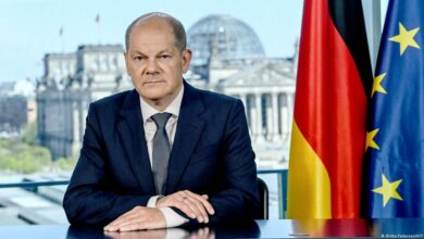 German Chancellor Olaf Scholz