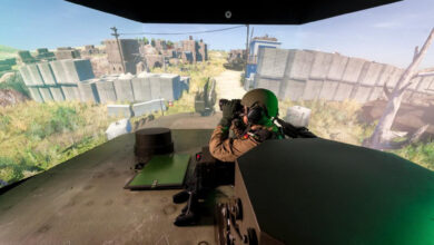 Main Battle Tank (MBT) simulation and training center