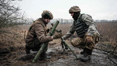 Ukrainian soldiers