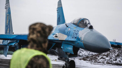 A Ukrainian Su-27
