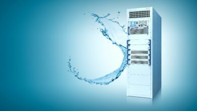 High-frequency liquid-cooled transmitter.