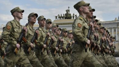 Russian military cadets