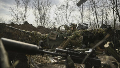 Ukrainian soldier