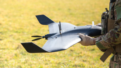 eBee Vision fixed-wing drone