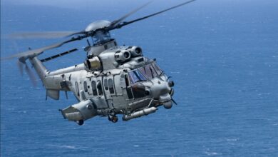 H225M Caracal helicopter.