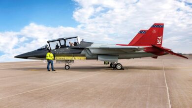 T-7A jet trainer aircraft