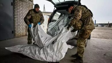 Killed Russian soldiers