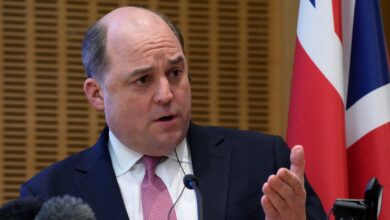 UK defense secretary Ben Wallace