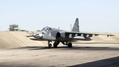 Su-25 fighter aircraft