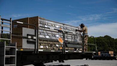 Weapons cargo for Ukraine