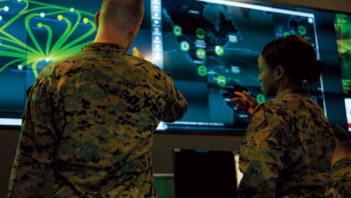US soldiers cyber lab