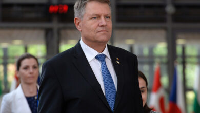 Romanian President Klaus Iohannis