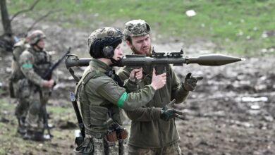 Ukrainian soldiers