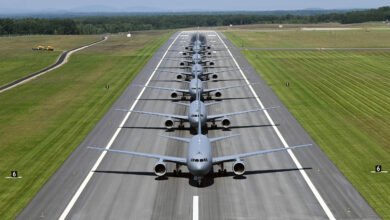 KC-46 aerial refueling aircraft